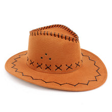 12 Colors Retro Western Cowboy Bucket Brim Hat Cap Men Women Unisex Sunscreen Knight Hats With Rope PY1