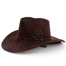 12 Colors Retro Western Cowboy Bucket Brim Hat Cap Men Women Unisex Sunscreen Knight Hats With Rope PY1