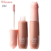12 Colors Women's Charm Make Up Lip Gloss Cartoon Cat Lid Liquid Lip Tint Cosmetics
