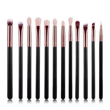 12 Pieces/set Pro Beauty Makeup Brushes Set Foundation Powder Eyeshadow Eyeliner Lip Blush Make Up Tools Pincel Maquiagem
