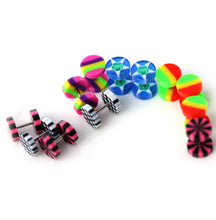 12Pcs Acrylic Cheater Fake Ear Plug Tunnel Stretcher Expander Expansion Body Jewelry Pierceing