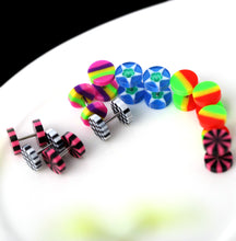 12Pcs Acrylic Cheater Fake Ear Plug Tunnel Stretcher Expander Expansion Body Jewelry Pierceing