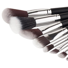 12pcss Black Wood Blending Makeup Brush Set Professional Cosmetic Brush Kit Make Up Brushes Tools Beauty pincel Maquiagem