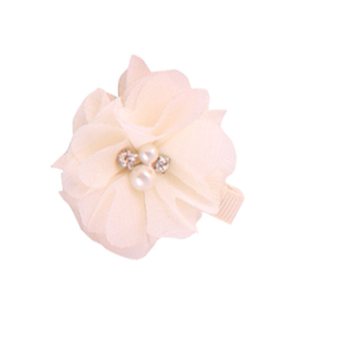 14 Candy Colors Headwear 2PC Cute Chiffon Flower Hair Clips Baby Girl Hairpins Children Kids Hair Wear