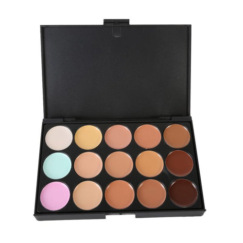 15 Colors Professional Maquiagem Salon Concealer Palette Makeup Party Contour Palette Face Cream Women Makeup Palette PE3