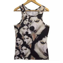 15 Styles New Men 3D Animals Pharaoh Print T-shirt Tee Blouse Tops Leasure Waistcoat Vest Size M L XL