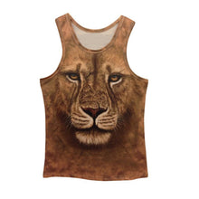 15 Styles New Men 3D Animals Pharaoh Print T-shirt Tee Blouse Tops Leasure Waistcoat Vest Size M L XL
