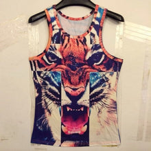 15 Styles New Men 3D Animals Pharaoh Print T-shirt Tee Blouse Tops Leasure Waistcoat Vest Size M L XL