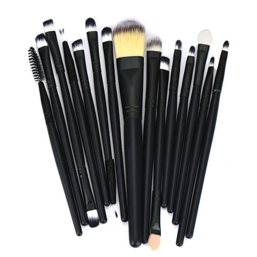 15pc Professional Makeup Cosmetic Brushes Set For Women Soft Foundation Eyeshadow Eyeliner Lip Brush Tool Accessories