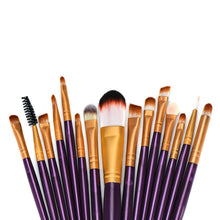 15pc Professional Makeup Cosmetic Brushes Set For Women Soft Foundation Eyeshadow Eyeliner Lip Brush Tool Accessories