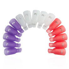 10pcss Remover Gel Polish Nail Art Soakers Remover Soak Off Cap Clip Tools UV Nail Degreaser Polish Wrap Tool Nails