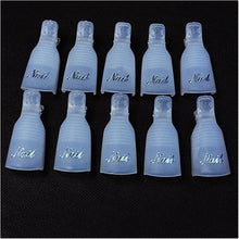 10pcss Remover Gel Polish Nail Art Soakers Remover Soak Off Cap Clip Tools UV Nail Degreaser Polish Wrap Tool Nails