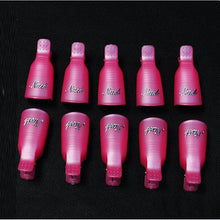 10pcss Remover Gel Polish Nail Art Soakers Remover Soak Off Cap Clip Tools UV Nail Degreaser Polish Wrap Tool Nails