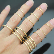 16pc Stylish Punk Stackable Plain Band Above Knuckle Midi Finger Ring