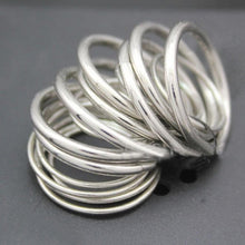 16pc Stylish Punk Stackable Plain Band Above Knuckle Midi Finger Ring