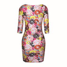 18 Colors Women Sexy Slim Dress Fit 3D Animal Print Space Galaxy Bodycon Mini Dresses