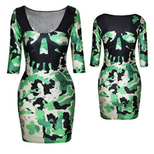 18 Colors Women Sexy Slim Dress Fit 3D Animal Print Space Galaxy Bodycon Mini Dresses