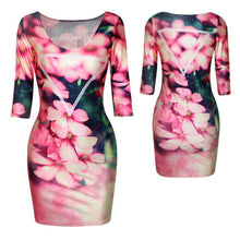 18 Colors Women Sexy Slim Dress Fit 3D Animal Print Space Galaxy Bodycon Mini Dresses