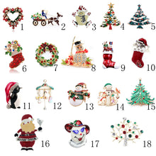 18 Styles Crystal Rhinestone Enamel Brooch Pin Wedding Party Christmas Gifts Brooches for Women Jewelry