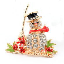18 Styles Crystal Rhinestone Enamel Brooch Pin Wedding Party Christmas Gifts Brooches for Women Jewelry