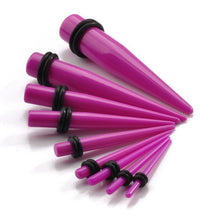 18Pcs Acrylic Ear Plug Taper Kit Gauges Ear Expander Stretcher Stretching Piercing Women Mens Body Jewelry