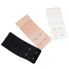 2 Rows 2 Hooks Bra Extenders Nylon Clasp Strap Women Bra Strap Extender 3 Colors