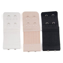2 Rows 2 Hooks Bra Extenders Nylon Clasp Strap Women Bra Strap Extender 3 Colors