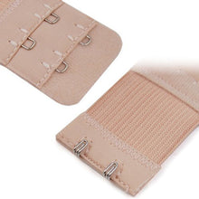 2 Rows 2 Hooks Bra Extenders Nylon Clasp Strap Women Bra Strap Extender 3 Colors