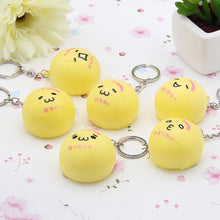 4cm Mini Panda Squishy Key Chains Cartoon Buns Bread Bag Cell Phone Straps
