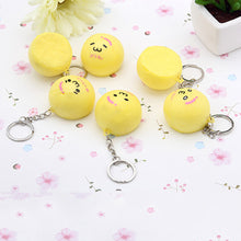 4cm Mini Panda Squishy Key Chains Cartoon Buns Bread Bag Cell Phone Straps