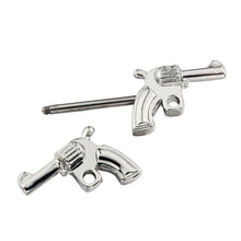 316L Surgical Steel Double Guns Nipple Rings Body Jewelry Nipple Barbells