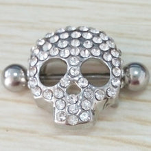 316L Surgical Steel Nipple Jewelry Skull Design Nipple Shield Nipple Ring Body Jewelry Nipple Piercing