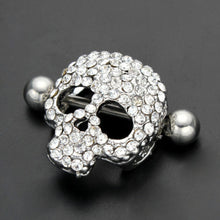 316L Surgical Steel Nipple Jewelry Skull Design Nipple Shield Nipple Ring Body Jewelry Nipple Piercing
