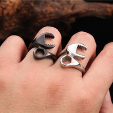 316L Titanium Stainless Steel Punk Biker Wrench Man Rings Jewelry Man Ring