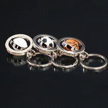 3 Styles 3D Sports Rotating Basketball Football Golf Keychain Keyring Key Fob Ball Key Ring Style Gifts
