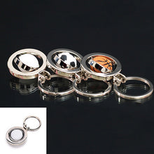3 Styles 3D Sports Rotating Basketball Football Golf Keychain Keyring Key Fob Ball Key Ring Style Gifts