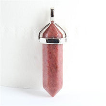 1piece 19 Choices New Crystal Fine Jewelry Healing Point Chakra Reiki Necklace Pendant Beads