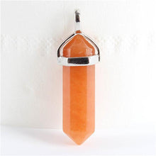 1piece 19 Choices New Crystal Fine Jewelry Healing Point Chakra Reiki Necklace Pendant Beads