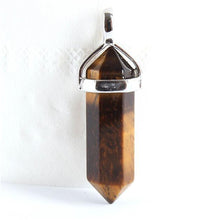 1piece 19 Choices New Crystal Fine Jewelry Healing Point Chakra Reiki Necklace Pendant Beads