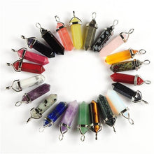 1piece 19 Choices New Crystal Fine Jewelry Healing Point Chakra Reiki Necklace Pendant Beads
