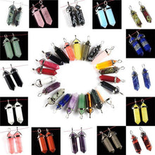 1piece 19 Choices New Crystal Fine Jewelry Healing Point Chakra Reiki Necklace Pendant Beads