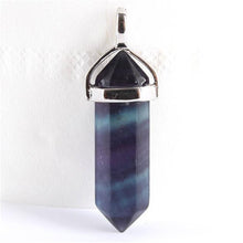 1piece 19 Choices New Crystal Fine Jewelry Healing Point Chakra Reiki Necklace Pendant Beads