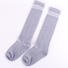 2-6Y Children Kids Girls Lace Stockings Leg Warmer Cotton High Knee Princess School Boot Accessories Y2