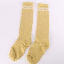 2-6Y Children Kids Girls Lace Stockings Leg Warmer Cotton High Knee Princess School Boot Accessories Y2
