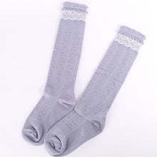 2-6Y Children Kids Girls Lace Stockings Leg Warmer Cotton High Knee Princess School Boot Accessories Y2