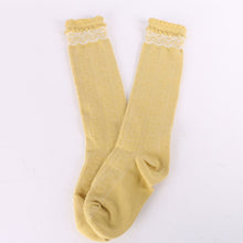 2-6Y Children Kids Girls Lace Stockings Leg Warmer Cotton High Knee Princess School Boot Accessories Y2