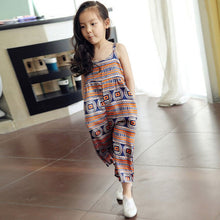 2-6Years Kids Baby Girls Jumpsuit Romper Ethnic Style Harem Pants New Clothes