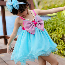 2-7Y Baby Girl Kids Big Bow Princess Dresses Suspender Tulle Holiday Party Tutu Dress