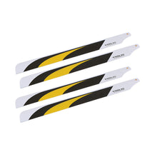 2 Pairs Carbon Fiber 325mm Lightweight Main Blades for Align Trex Electric 450 RC Helicopter 325 Quadcopter Airplane