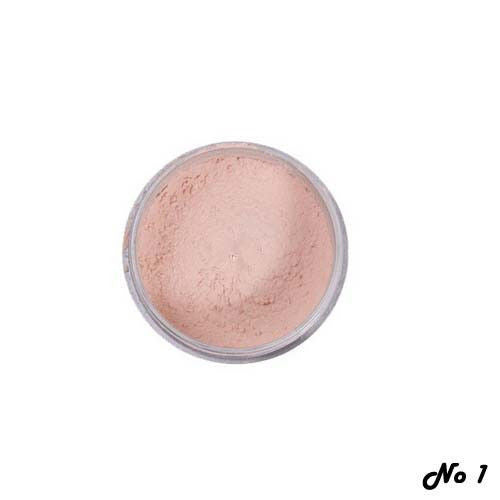 2 in1 Bare Facial Compact Skin Make up Loose Mineral Powder Sponge Puff 18g 3 Colors